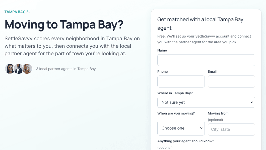 Market page example