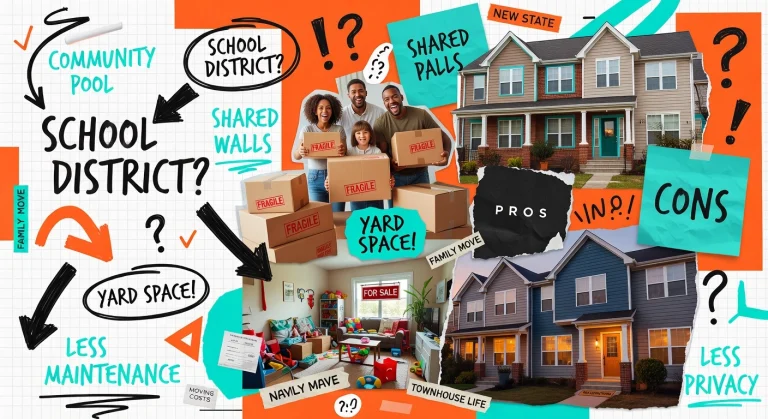 Pros and Cons of Townhouses for Families Moving States