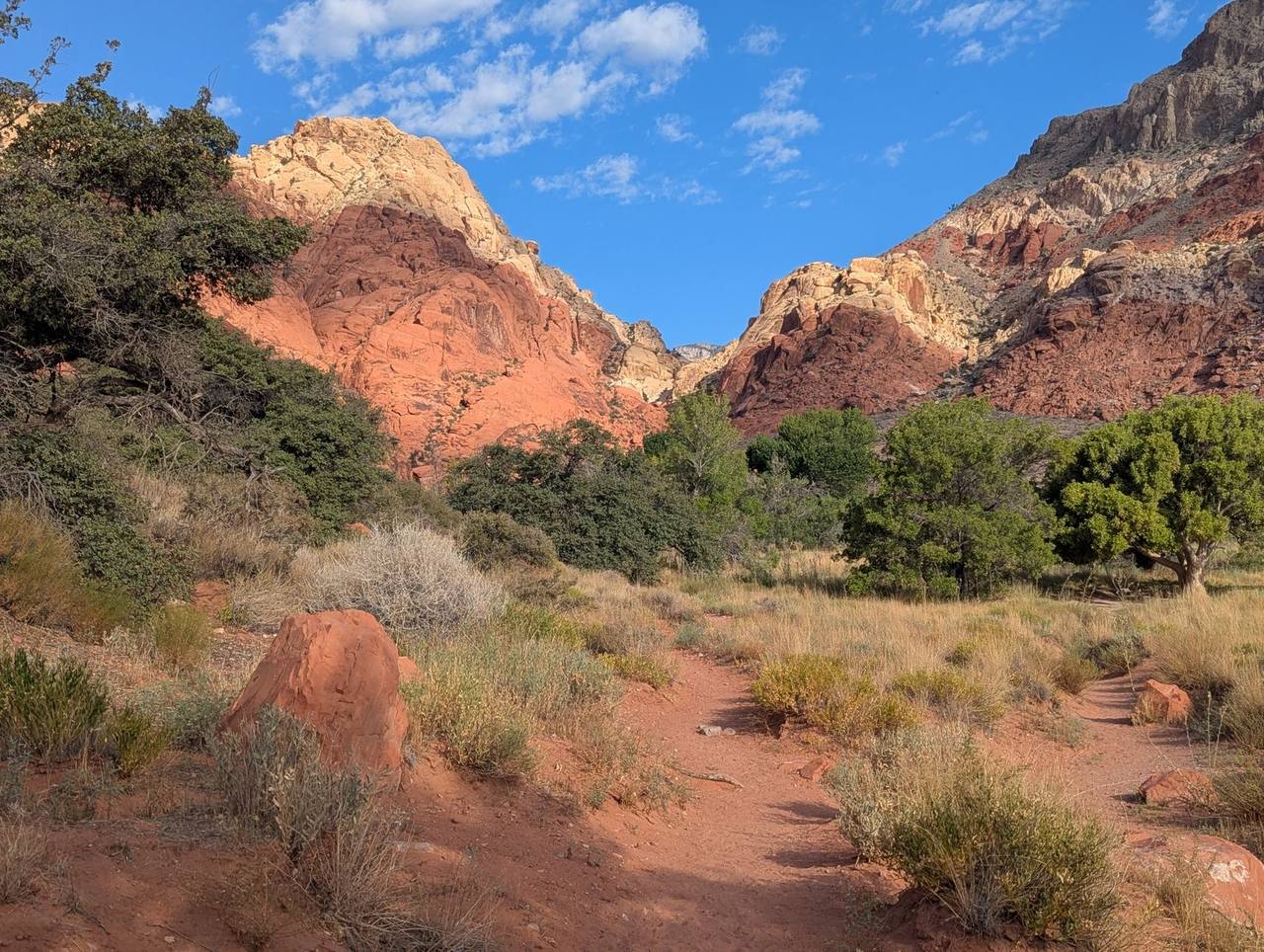 A trail near Las Vegas